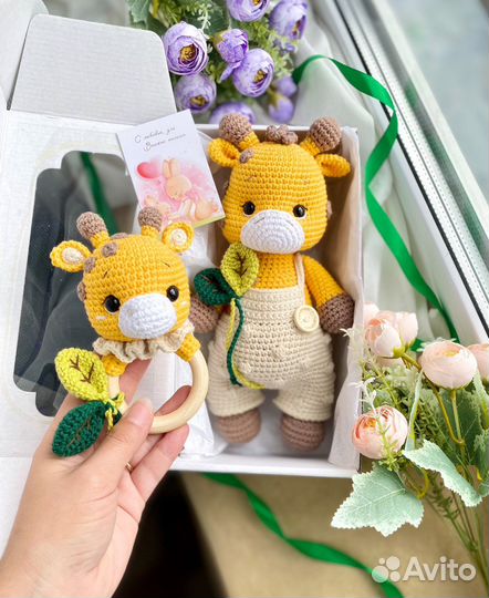 Вязанные игрушки-безопасный подарок для малыша