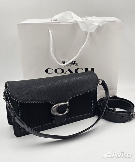 Сумка Coach tabby 26 чёрная новая