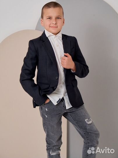 Пиджак школьный 134-146