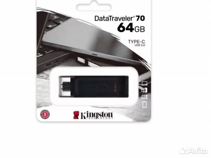 USB-флешка Kingston 64 GB typec