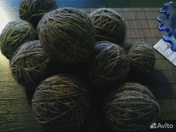 Пряду пряжу из собачьей шерсти