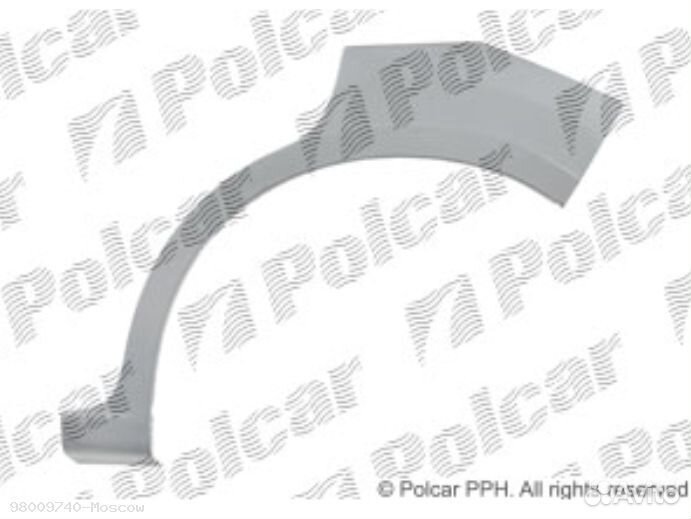 Арка правая Honda Jazz, Fit 2007-2014 (Polcar)