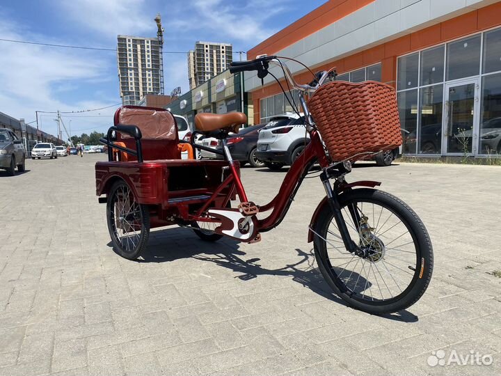 Электровелосипед трехколесный