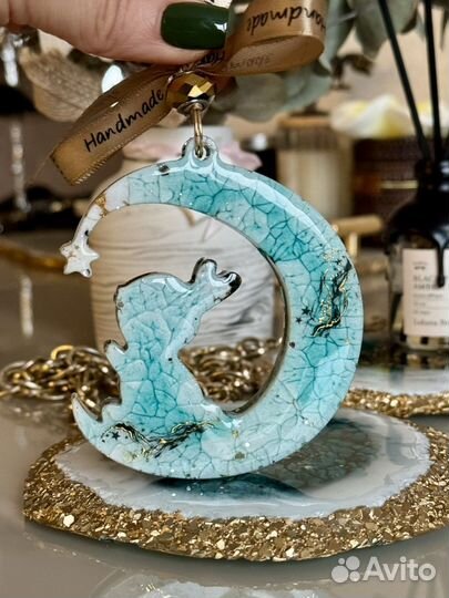 Елочные игрушки из эпоксидной смолы