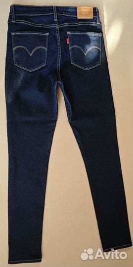 Джинсы levis 721 high rise skinny размер 28