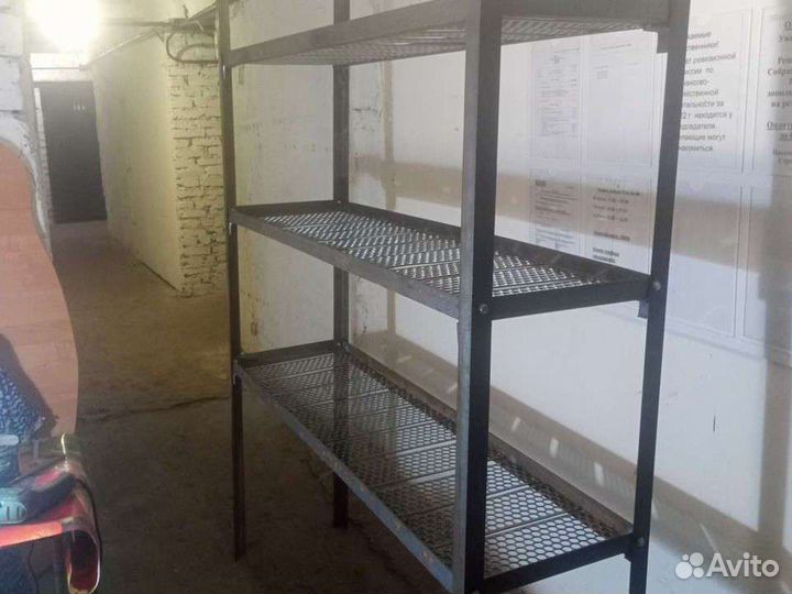 Стеллаж разборный металлический