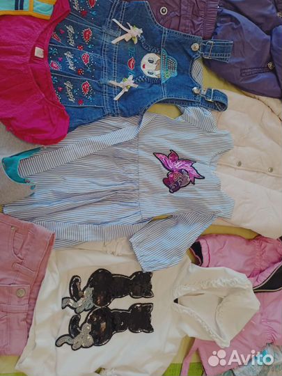Одежда пакетом 92-98 на девочку 2-3 года