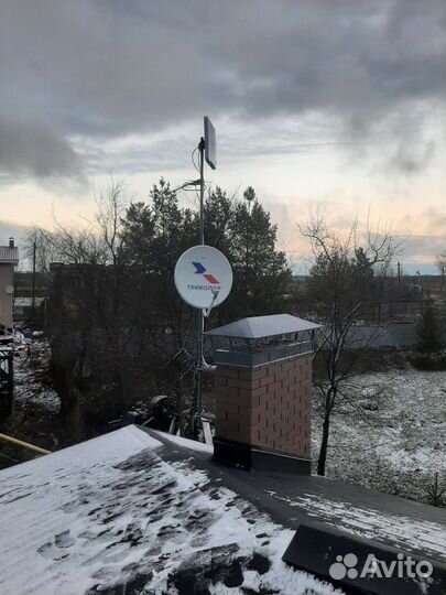 Установить настроить триколор МТС ViP монтаж