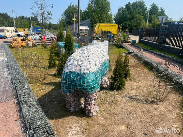 Каркасная фигура, Скульптура для дома и сада