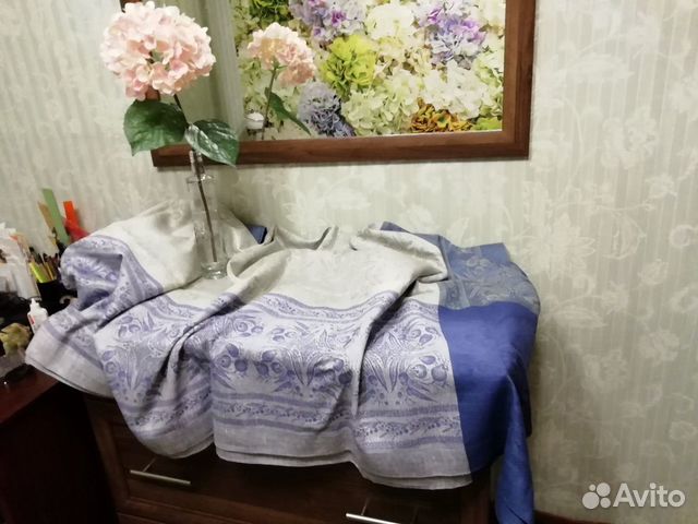 Шикарная скатерть (Ярославская обл., лен+хлопок)