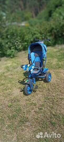 Детский велосипед с ручкой бу