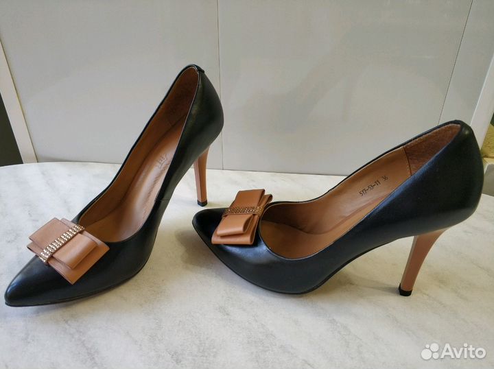 Туфли кожаные