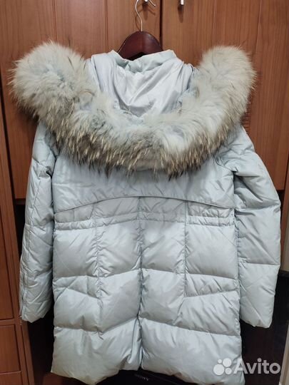 Пуховик женский зимний 44 46 пух перо