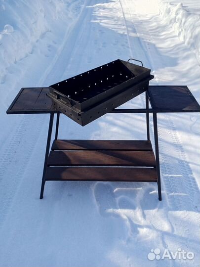 Мангал в стиле лофт