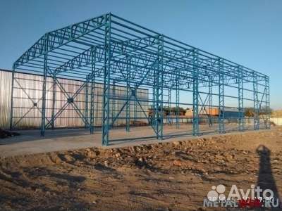 Быстровозводимые ангары склады из сендвич панелей