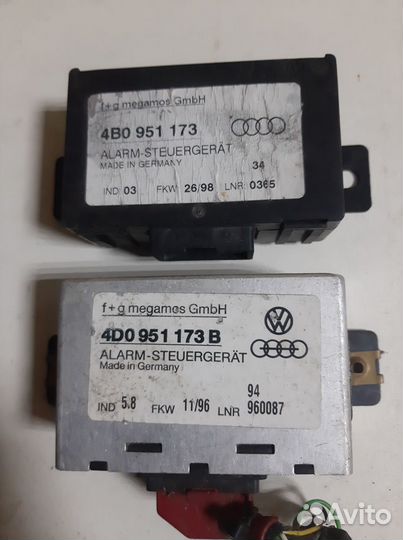 Датчики движения в салоне Ауди А6 С5