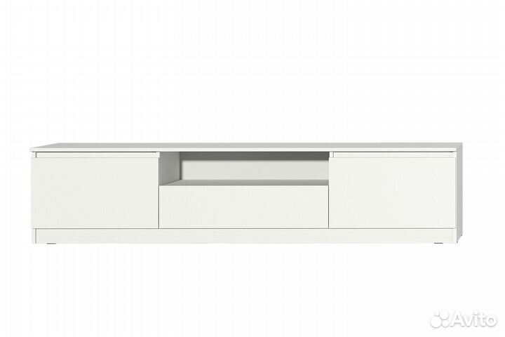 Современная тумба тв белая