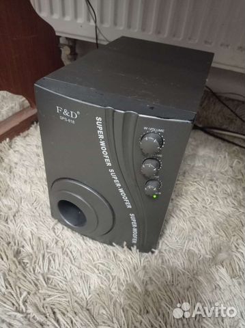 Акустика 2.1 F&D SPS 818 купить в Санкт-Петербурге | Электроника | Авито