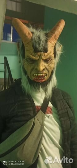 Маска латекс карнавал, зомби