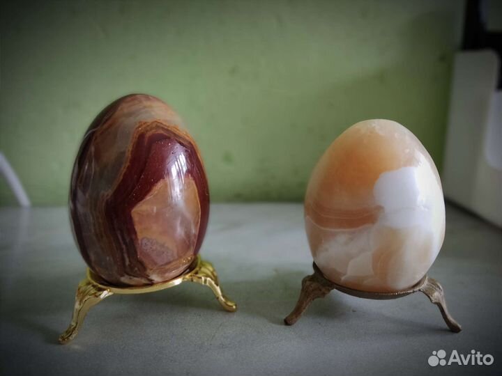Яйцо из оникса, 2 штуки
