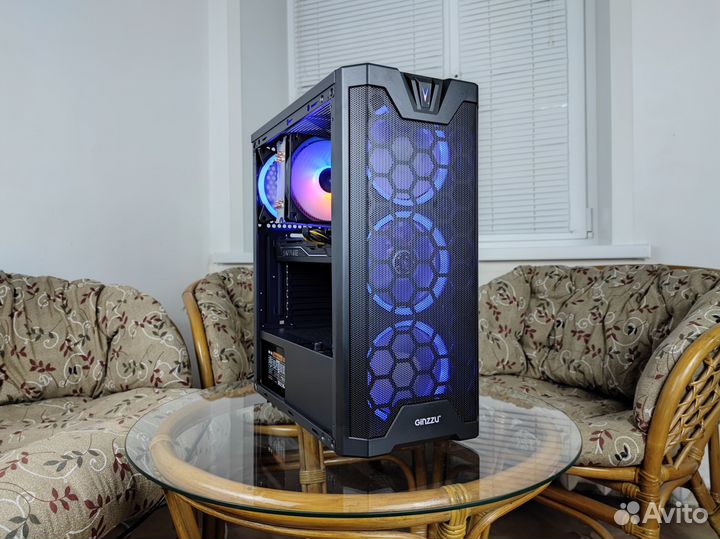 Игровой компьютер Intel 8 ядер,DDR4 16GB,RX470 8Gb