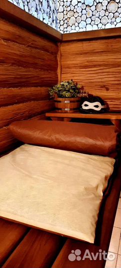 Матрас для бани из сена травяной