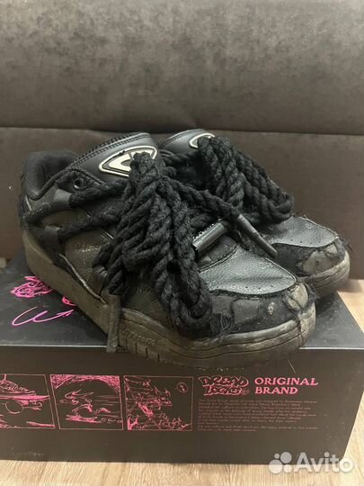 Кроссовки унисекс cat&sofa 44 черные