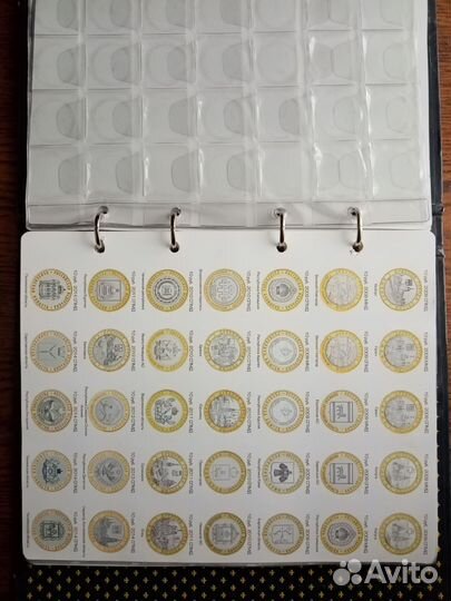 Альбом с листами для монет российской федерации