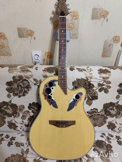 Гитара Feeling копия Ovation, струны новые есть