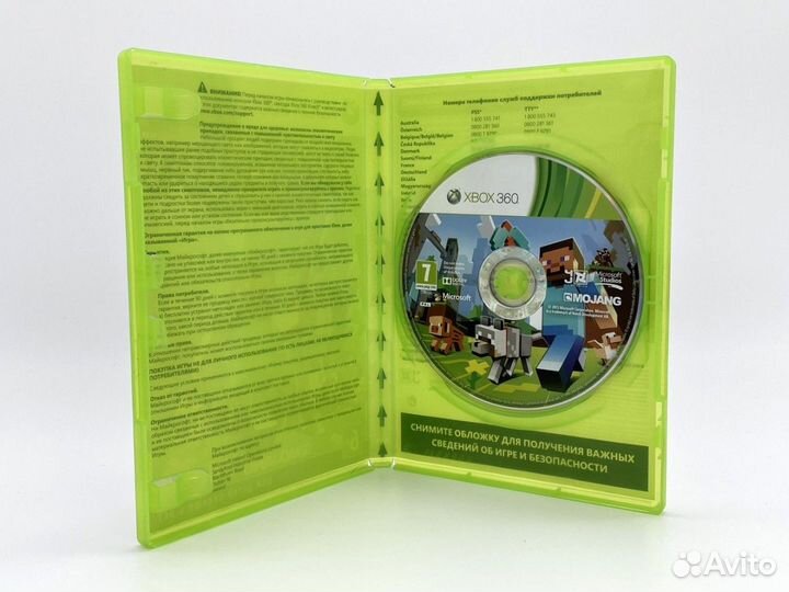 Minecraft: Xbox 360 Edition (Xbox 360, англи б/у