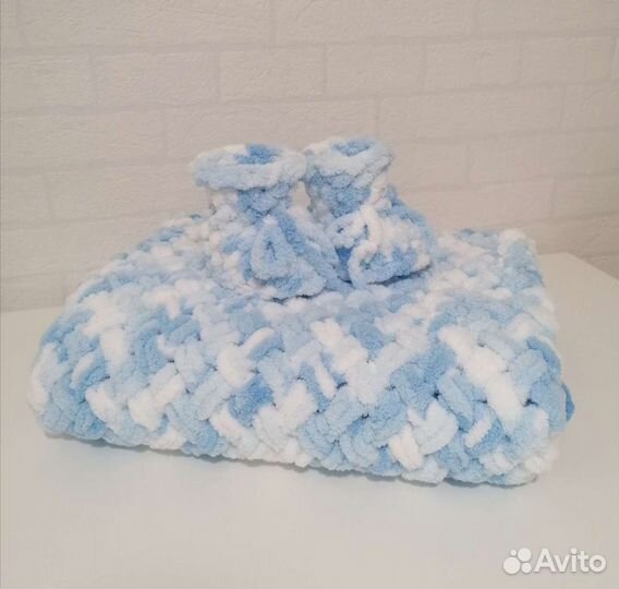 Плед детский из Ализе пуффи