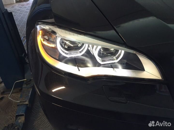 Стекла фар на BMW e71 x6 LED