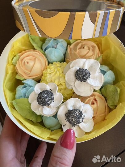 Сладкие вкусные подарки Зефирные цветы, букеты