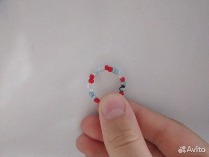 Кольцо из бисера