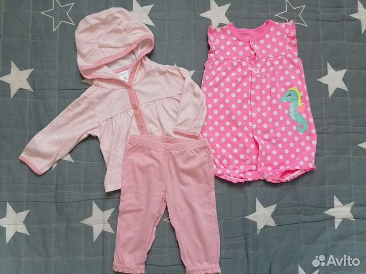 Вещи пакетом для девочки carter's