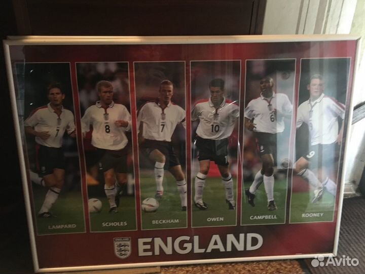 Постер футбол 2 штуки