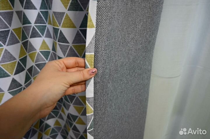 Прямые шторы классические