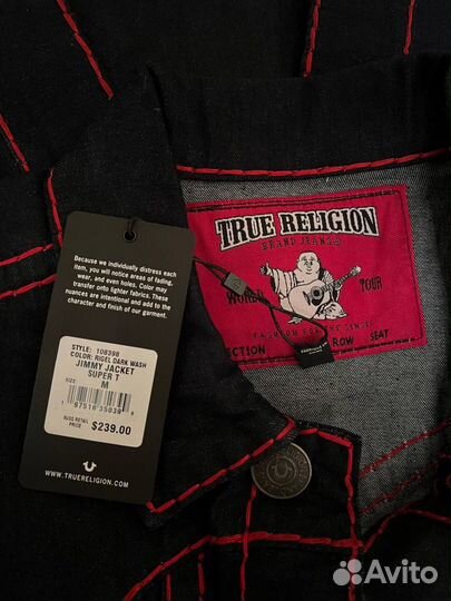 Джинсовая куртка true religion