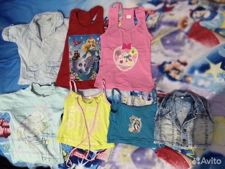 Детские вещи на девочку пакетом 3-4 года