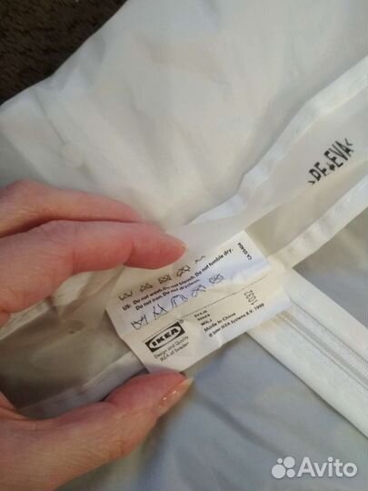 Чехол для одежды икеа свайс 140*55 см новый