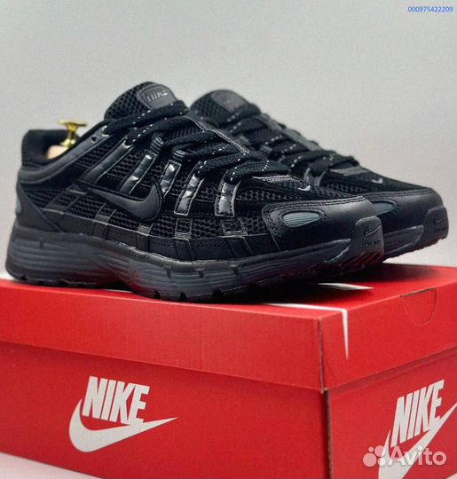Элегантные черные кроссовки Nike P-6000