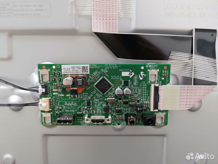 Монитор Samsung LC32F391FWI (Разбор)(По запчастям)