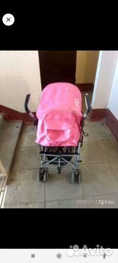 Детские санки коляска с колесами