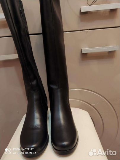 Сапоги демисезонные женские натуральная кожа