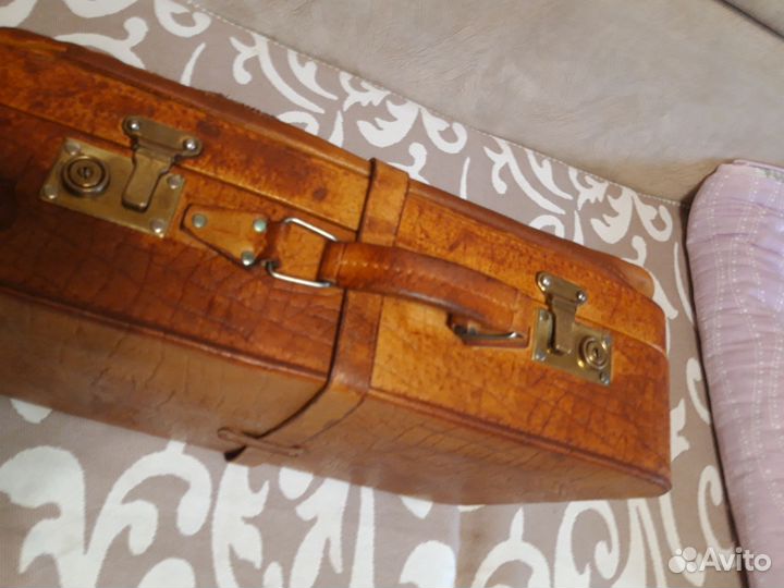 Кожаный чемодан СССР