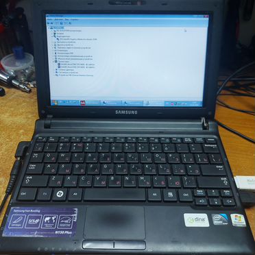 Нетбук Samsung N150 Atom N450/1024/10.1"/Intal3150