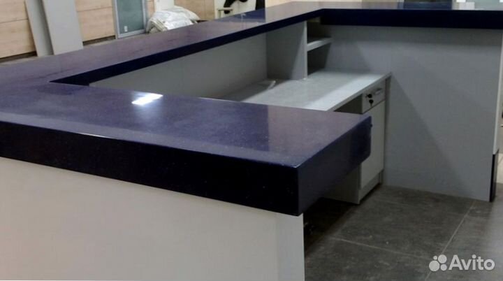 Барная стойка для офиса кварцевого агломерата