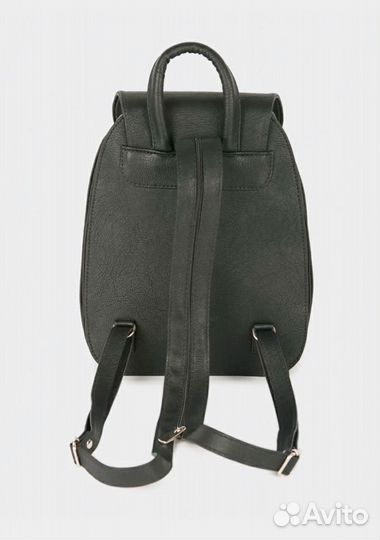 Рюкзак женский кожаный черный Marmalato