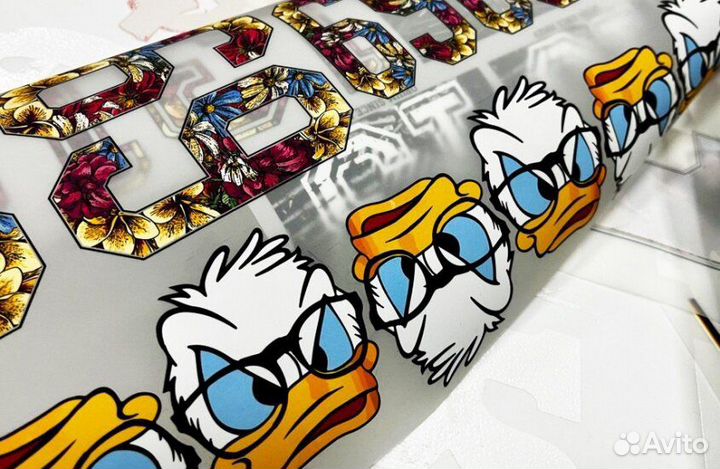 Печать термонаклеек на одежду, принты DTF