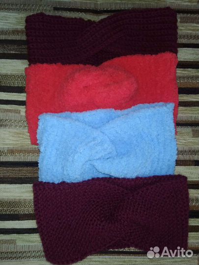 Вязанная повязка на голову